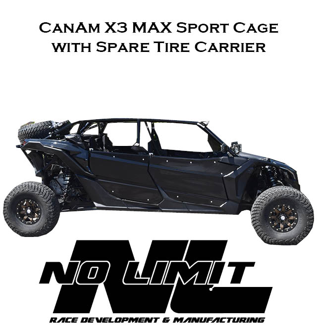 Can-Am Maverick X3 4 Seat Sport Cage - No Limit R&D